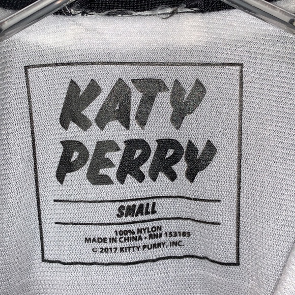 Katy Perry 2017 Dance to Distortion Tour Black Nylon Satin Varsity Jacket S - Picture 4 of 5